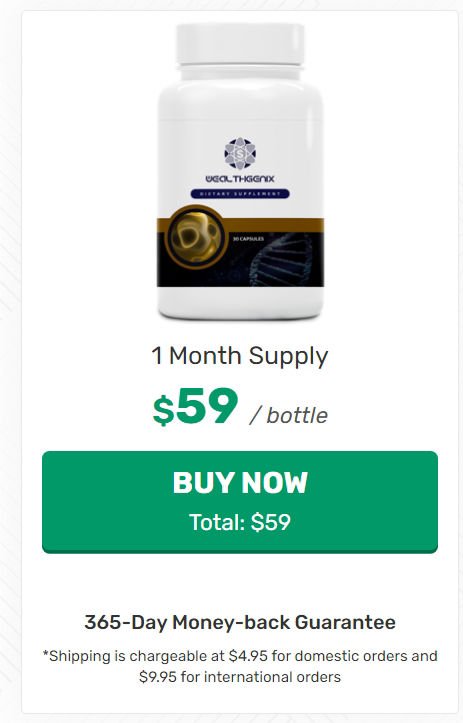 WealthGenix Price 1 bottle